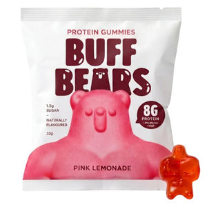 Buff Bears Protein Gummies Pink Lemonade 32g