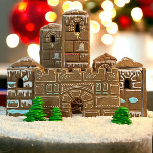 Red Brick House Gingerbread Cookie Cutters - Cobblestone Castle Large