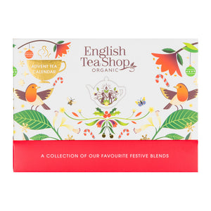 English Tea Shop Organic Advent Tea Calendar Tea Bag Sachets