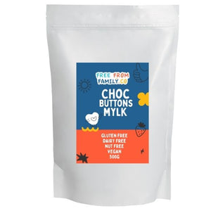 Free From Family Co Choc Buttons - Mylk 500g