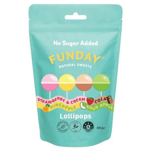 Funday Lollipops Share Bag x 8 88g