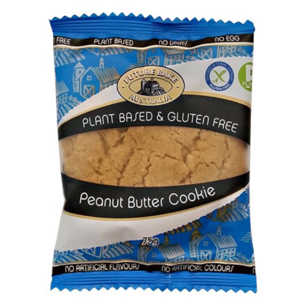 Future Bake Australia Gluten Free Cookie Peanut Butter 75g **BEST BEFORE DATE - 05/06/24**