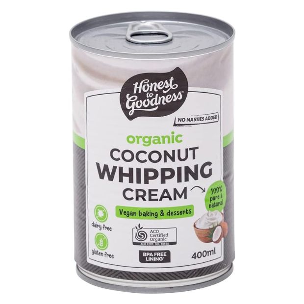 Honest to Goodness Organic Coconut Whipping Cream 400ml