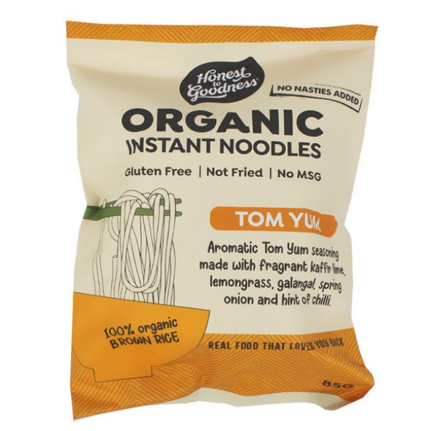 Honest to Goodness Organic Instant Noodles Tom Yum 85g