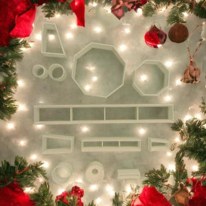 Red Brick House Gingerbread Cookie Cutters - Saturn V