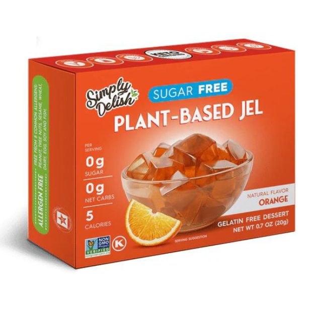 Simply Delish Vegan Jelly Orange 20g