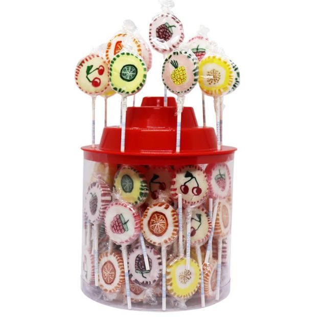Sugarless Confectionery Lollipops 8 Pack 96g (lucky dip assorted flavours)