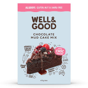 Well & Good Chocolate Mud Cake Mix 475g