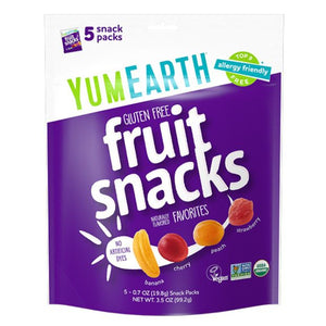 YumEarth Organic Fruit Snacks 5 pack - Happy Tummies Pty Ltd