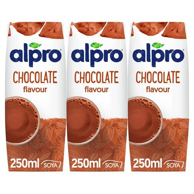 Alpro Soy Milk Drink Chocolate 3 x 250mls