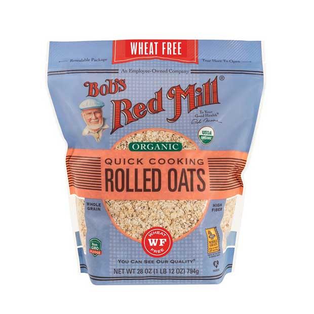 Bobs Red Mill Organic Quick Oats Pure 794g