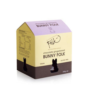 Gingerbread Folk Chocolate Gingerbread Bunny Folk 200g