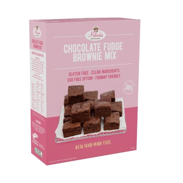 Melindas Chocolate Fudge Brownie Mix 415g