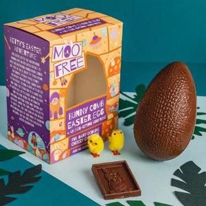 Moo Free Bunnycomb Easter Egg + Bunnycomb Mini Bar 100g
