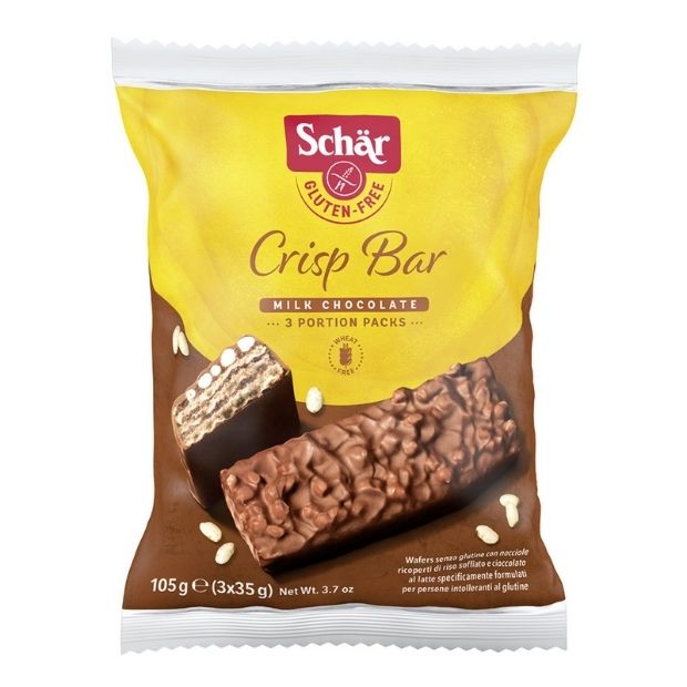 Schar Gluten Free Crisp Bar 3 Pack 105g