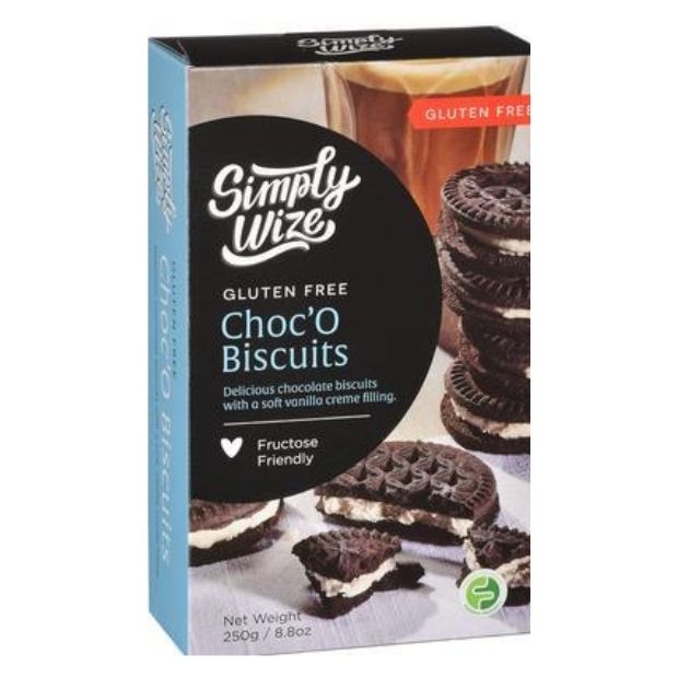 Simply Wize Choc'O Biscuits 250g