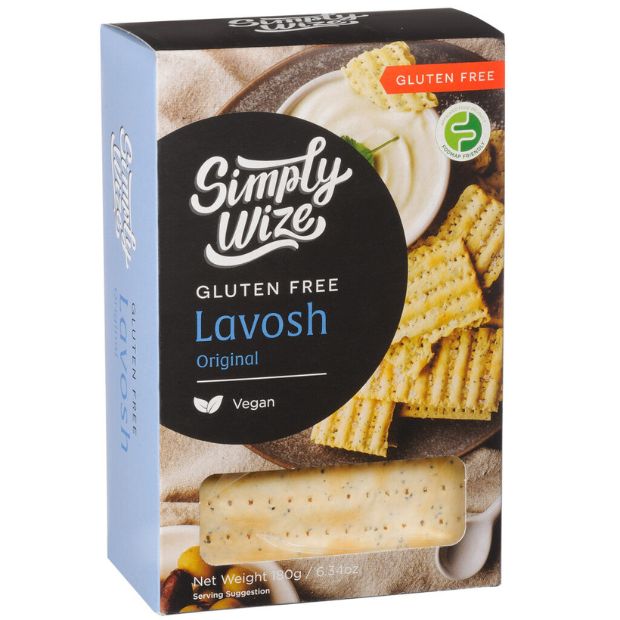 Simply Wize Lavosh Crackers Original 180g