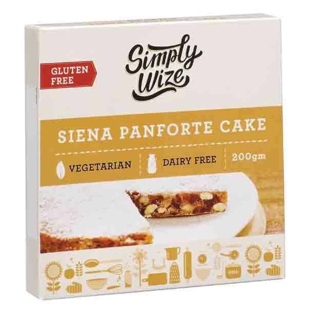 Simply Wize Siena Panforte Cake 200g - Happy Tummies