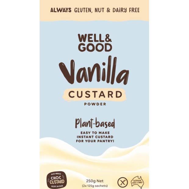 Well & Good Vanilla Custard Mix 250g