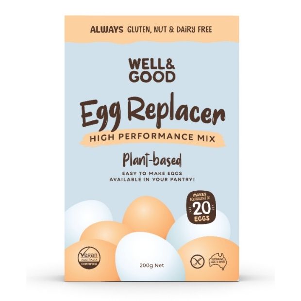 Well & Good High Performance Egg Replacer 200g **BEST BEFORE DATE - 20/06/24**