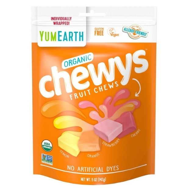YumEarth Organic Chewys Fruit Chews 142g