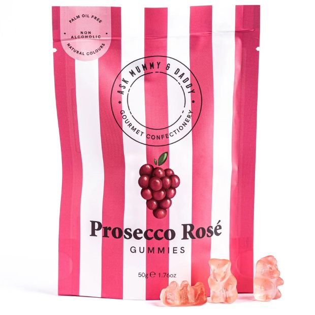Ask Mummy & Daddy Prosecco Rosé Gummies 50g