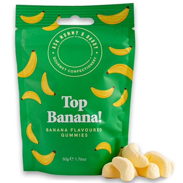 Ask Mummy & Daddy Top Banana Lollies 50g