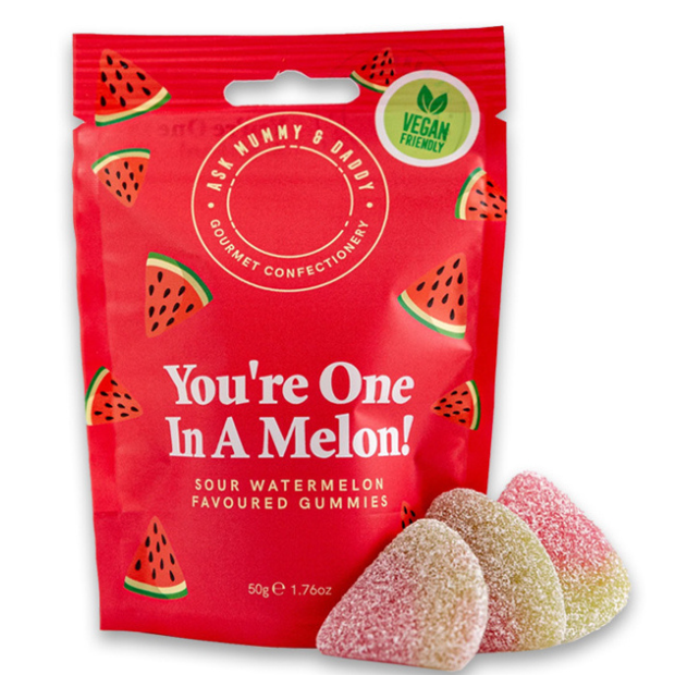 Ask Mummy & Daddy You're One in a Melon 50g
