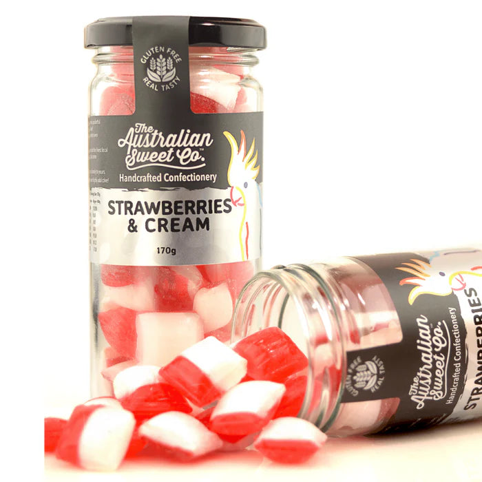 Australian Sweet Co Strawberries & Cream 170g