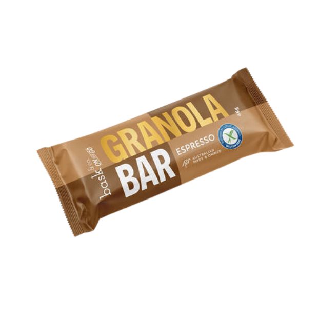 Bask & Co Espresso Granola Bars 45g