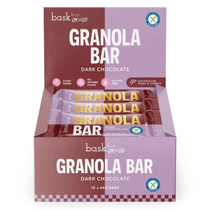 Bask & Co Granola Bar Dark Chocolate 45g