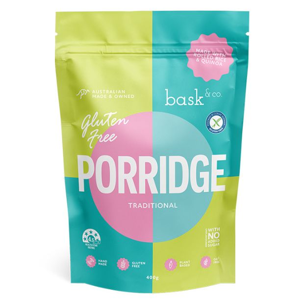 Bask & Co Gluten Free Porridge Traditional 400g