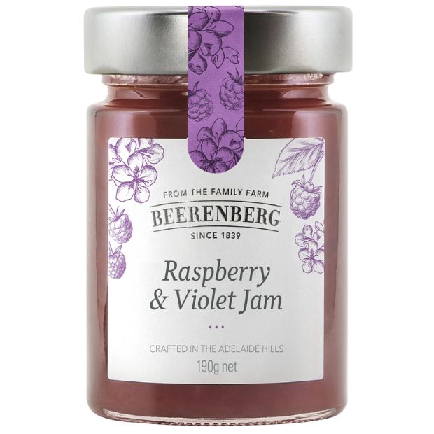 Beerenberg Raspberry & Violet Jam 190g