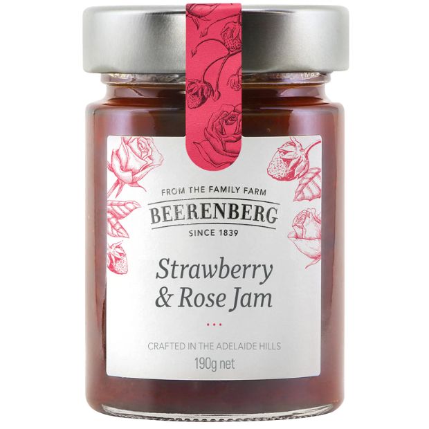 Beerenberg Strawberry & Rose Jam 190g