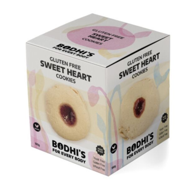 Bodhis Bakehouse Sweet Heart Cookies 180g