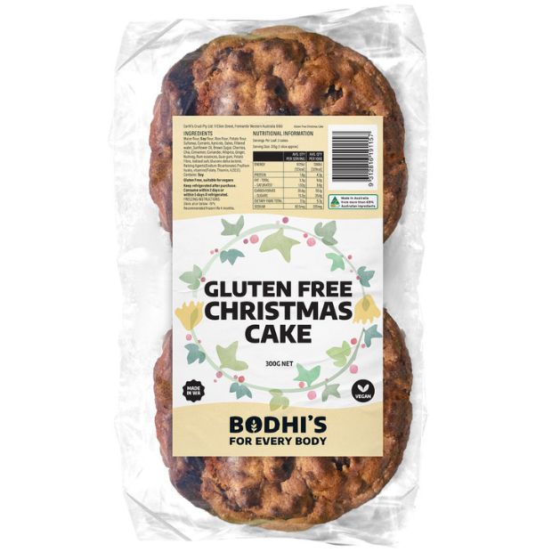 Bodhis Gluten Free Christmas Cake 300g