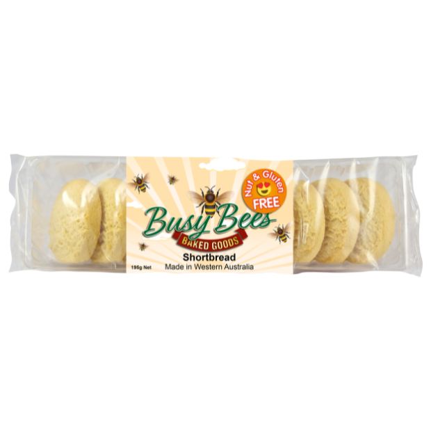 Busy Bees Shortbread Biscuits 195g