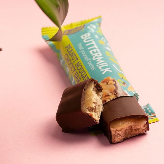 Buttermilk Peanut Nougat Choccy Bar 50g