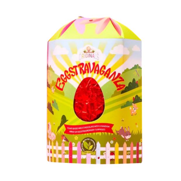Catherine’s Originals Vegan “Eggstravaganza” Milk Choc Easter Egg 270g