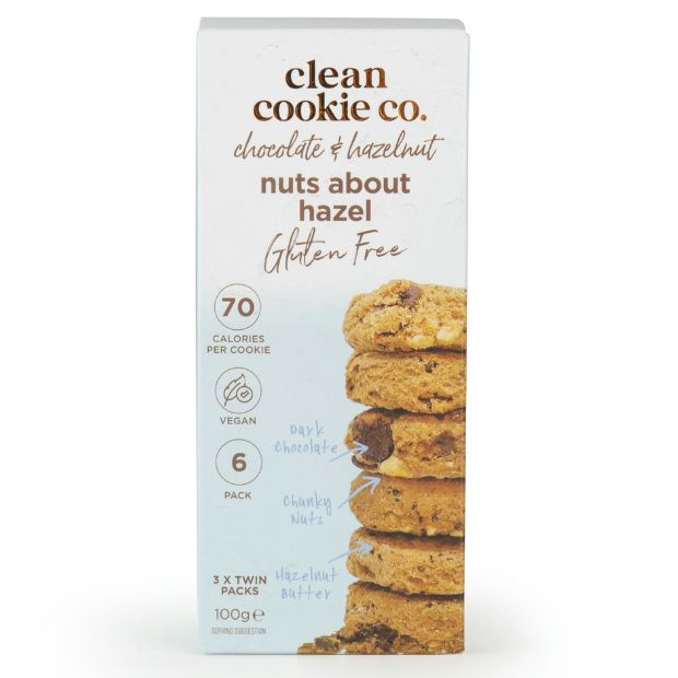 Clean Cookie Co Chocolate & Hazelnut Cookies 100g