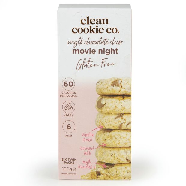 Clean Cookie Co Mylk Chocolate Chip Cookies 100g