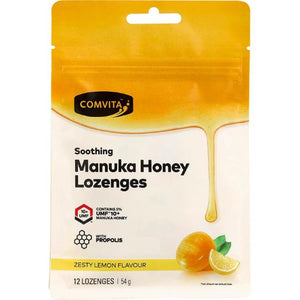 Comvita Manuka Honey Lozenges Zesty Lemon