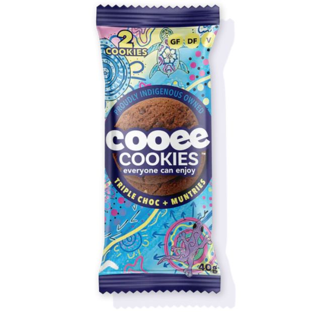 Cooee Cookies Triple Chocolate & Muntries 40g