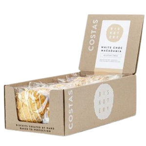 Costas Biskotery Gluten Free White Chocolate & Macadamia Cookie 70g **BEST BEFORE DATE - 17/04/25**