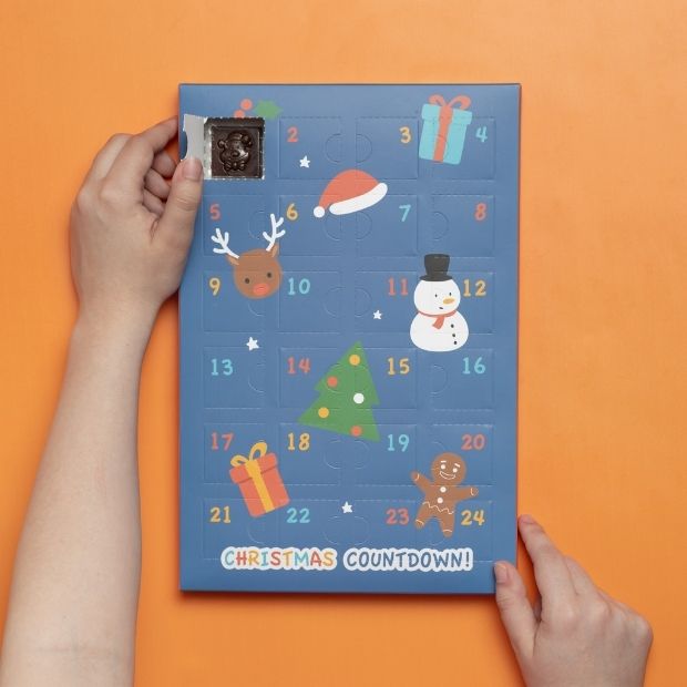Happy Tummies Advent Calendar Dark Choc 120g