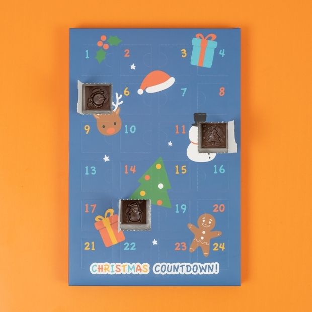 Happy Tummies Advent Calendar Dark Choc 120g