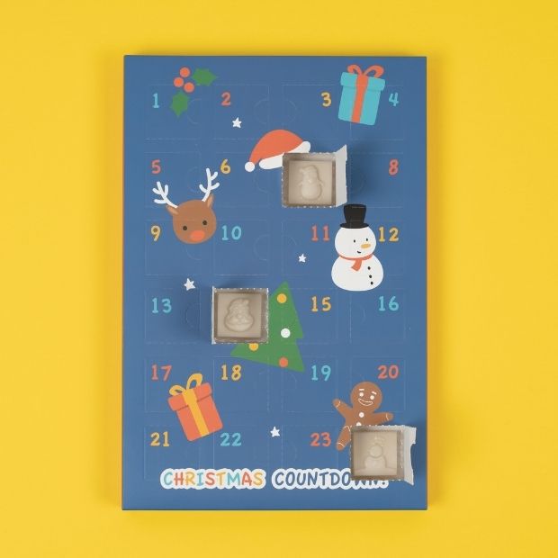 Happy Tummies Advent Calendar White Choc 120g