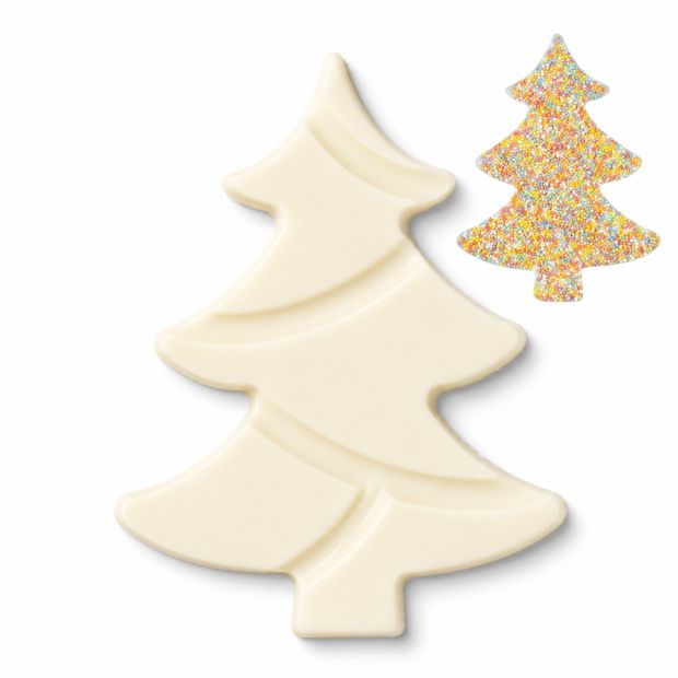 Happy Tummies Christmas Tree White Choc Sprinkles
