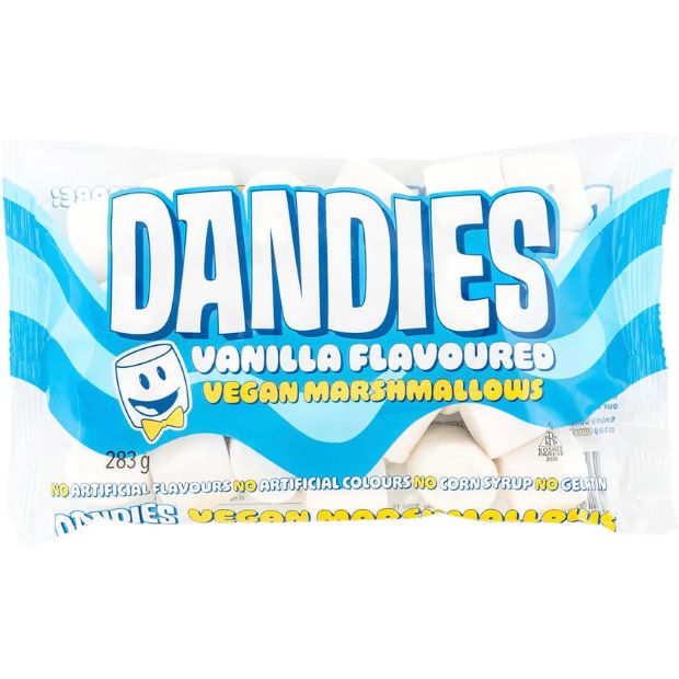 Malvaviscos veganos de vainilla Dandies