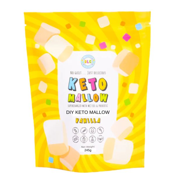 Delicious Low Carb Keto Mallow Vanilla DIY Kit 245g **BEST BEFORE DATE - 05/02/25**